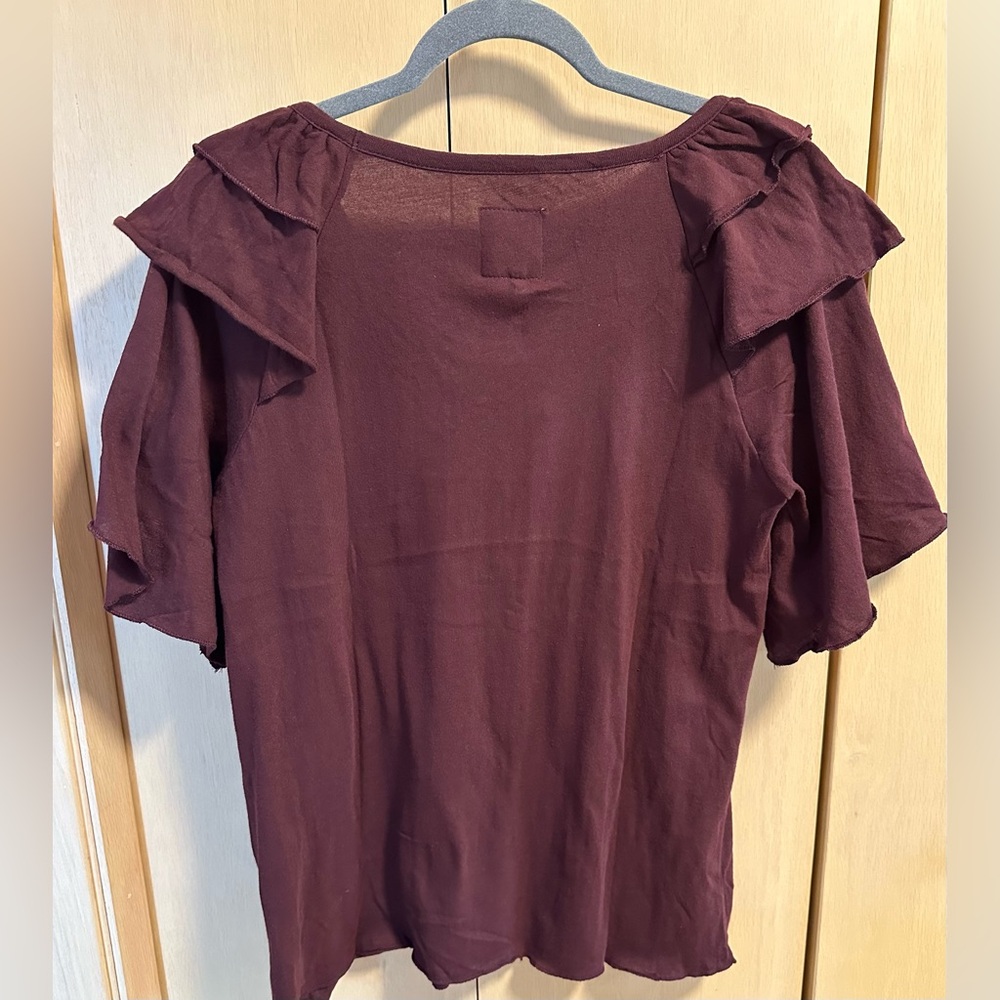 Chaser Layered Ruffle Arm Top - NWT - Picture 4 of 7